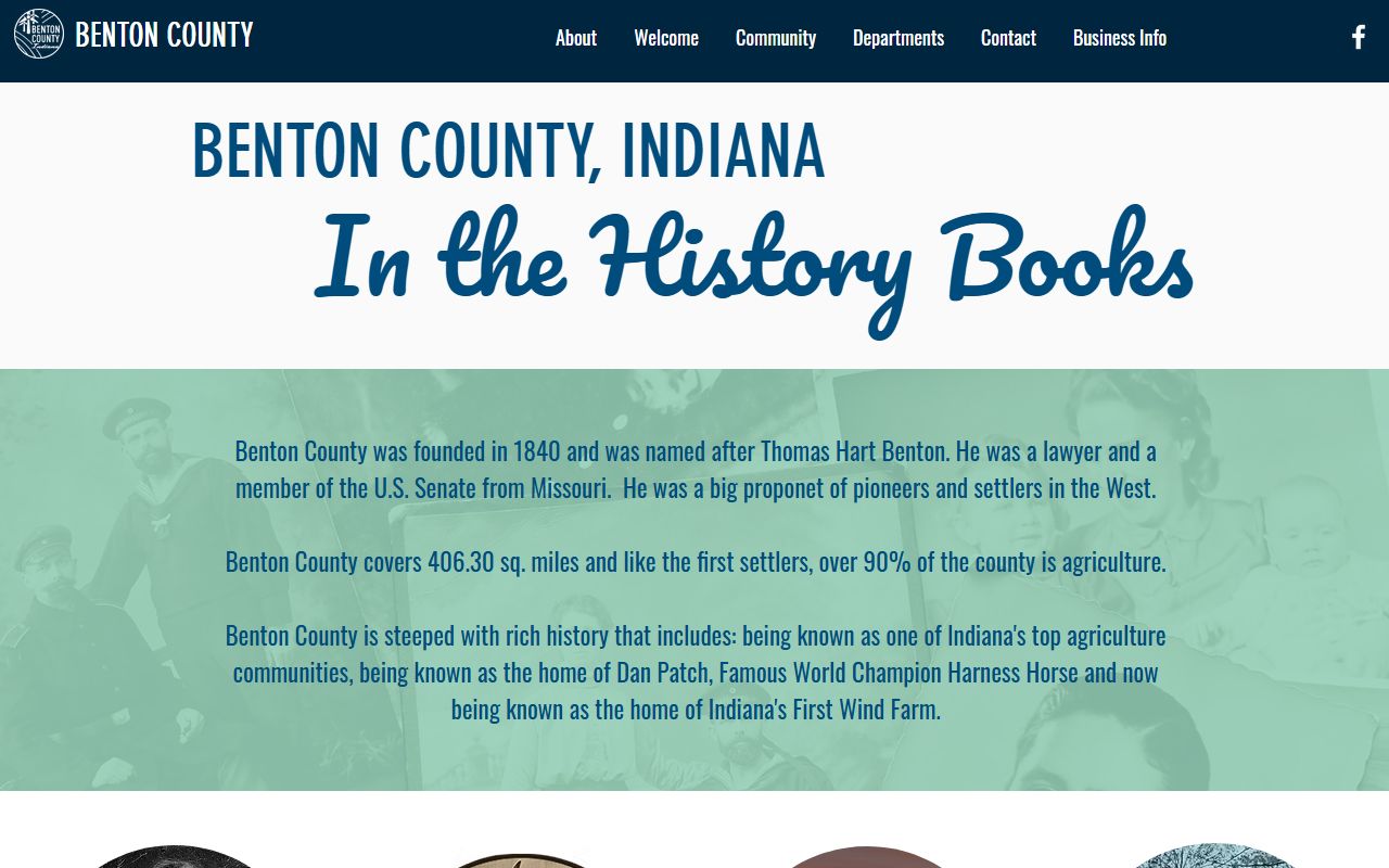 Benton County Court courthouse history source